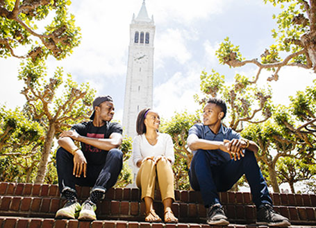 Apply for the Exchange Image of three students